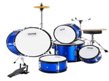 Kids Drum Set, 5-Piece, 406.4 mm Beginner Full Drum Set with Bass Toms Snare Floor Drum Adjustable V952-WJTJZG5JT16LU8B1VV0