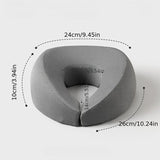GREY Soft O-shaped/U-shaped Face Pillow for Beauty Salons/Spa Massage, Ergonomic Face Pillow, V1106-OXZT002