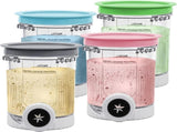 Pints and Lids Replacement Compatible with Ninja Swirl by Creami NC700 Series Ice Cream Makers, 16oz V1188-MS-311-003