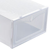 6PCS Shoe Storage Box Large White Thickened Transparent Clamshell Shoe Organizer Case for Home V1294-YM0626-3117220281511