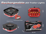 Trailer Lights,Boat Lights,Wireless ,LED Rear Tail Lights Dynamic Stop Brake Indicator Lamp V1189-LWWAL-20260401-05385