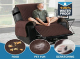 100% Waterproof Power Lift Recliner Chair Cover Non Slip Electric Covers for with Pocket Large V1259-DP01-A-4435