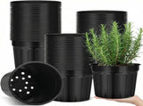 30 Pcs 3 Gallon Plant Nursery Pots Bulk Flexible Plastic Pots for Plants Thickened Soft Seed V1259-DP01-F-135