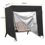 Garden Swing Cover Waterproof UV Resistant Oxford Fabric, 220 x 125 x 170 cm V1189-WXF-521-0003