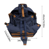 Large Hiking Backpack Outdoor Travel Daypack Camping Rucksack Lightweight Storage 16.9x13.4 Inch V1370-AZ4-09487