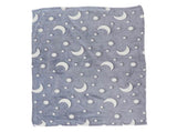 1.5x2m Luminous Blanket Double Side Flannel Star Moon Design Soft Glow in The Dark Blanket for V1294-YM0523-3117220043214