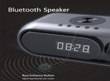 Bluetooth Speaker with 15W Wireless Charger Digital Alarm Clocks FM Radio Music Player V462-MD-181-01