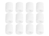 12Pcs Bandage Wrap Natural Latex Elastic Self Adhesive Wrap for Cows Dogs Horses 10cm White V1294-YM0523-3111220104717