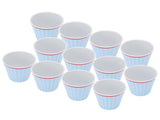12PCS Imitation Ceramic Water Cup Drinking Mug for Restaurant School Kitchen Tableware V1294-YM0901-3118210152911