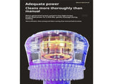 Electric Body Brush Back Scrubber for Shower, Auto Spinning Exfoliating Massage Bath Brush V1192-AZ-W-2620