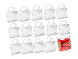 Clear Gift Bags Reusable Portable PVC Transparent Party Bag with Handle for Wedding Candies Snacks V1294-YM0901-3117240214211