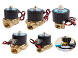 Solenoid Valve Normally Closed Compatible with Air Water Inert Gas Low Viscosity Fluids Multiple V1370-AZ4-20301