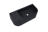 New Concrete Cement Wash Basin Counter Top Matte Black Wall Hung Basin V549-6530CONBLACK