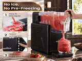 NORDA Slushie Machine 2.2L Frozen Drink Maker Ice Cream Maker Foldable Control Panel Black TD-SLS-20S-2P5-BK