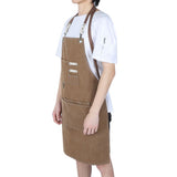 Adjustable Waterproof Apron with Pockets for Restaurant Kitchen Milk Tea Flower Shop Barber Supplies V1294-YM0901-3117200128511