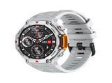 M-Rex4 Men Rugged GPS Smart Watch, 5ATM Waterproof Bluetooth Call Fitness Tracker Heart Rate Sleep V1300-M-REX4-WHITE