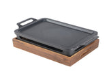 Tabletop Barbecue Grill Stick Proof Wooden Base Portable Alcohol Stove Compact BBQ Grill for V1294-YM0901-3111240087311