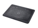Laptop Fan Cooling Pad with Big Fans, Portable Laptop Cooling Fan with 2 in 1 USB Port, Blue LED V1370-AZ4-08076