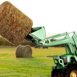 39" Hay Spear, Bale Spears 726kg Loading Capacity, Skid Steer Loader Tractor Bucket Attachment with V952-TZSPS12ZHZ3981A68V0