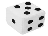 Foot Stool Soft Comfortable Simple Warm Sturdy Base Cube Stool for Home Living Room Bedroom White V1294-YM0703-3116230003011