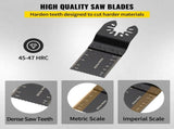 100PCS Oscillating Saw Blades, Quick Release Multitool Blades Kit, HCS Tool Blades for Wood Plastic, V952-BDGJDPG100PCSS199V0
