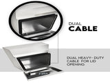Under Tray Tool Box Underbody Pair Set 600mm Aluminium V379-UTRYFLTR6SET05