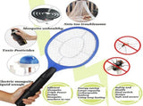 3x BUG ZAPPER RACKET Fly Mosquito Pest Swatter Net Racquet Electric Insect Killer V563-BR-BUGZAPRRKT_3X