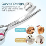 5 Pieces Dog Grooming Scissors, Titanium Coated Stainless Steel Pet Grooming Tool Set, Thinning V1237-ZY-528-033