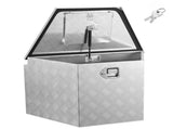 Trailer Tongue Box, 838 x 483 x 457 mm Aluminum Trailer Tongue Tool Box, Heavy Duty Storage V952-TCGJX33X19X1G70EW001V0