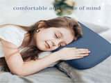 Memory Foam Nap Pillow 14x10 Inch Portable Travel Pillow Soft Neck with Removable Washable Cover for V1366-AZ2-W-18072