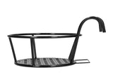 Hanging Railings Planter Containers Outdoor Plant Stand Over The Rail Flower Pot Holder for Patio V1294-YM0901-3117210136311