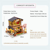 Dollhouse Miniature with Furniture Kit Plus Dust Proof and Music Movement - Asia V178-13837