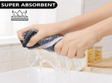 Homaxy 12 Pack Kitchen Dish Cloths Kitchen Towels Dishcloths Set, 12 x 12 V1258-DP02-F-162