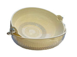 Colander Bowl Dual Layer Washing Vegetable Bowl Stackable Collapsible Multifunctional Kitchen V1294-YM0901-3118230346411