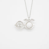 Gift Box - Angel Ball White Gold Aroma Necklace Purify Oil Blend V760-GBAJ - 28