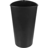 Creative Black Flower Bucket Plastic Container for Home and Office V1366-AZ2-W-21154