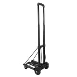 Folding Hand Truck 4 Wheels Iron Tube 99.2 Lb Load Bearing Foldable Luggage Trolley Cart for Travel V1294-YM0901-3111240230911
