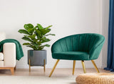 Artiss Armchair Velvet Green Eloise UPHO-C-ARM-5107-GR