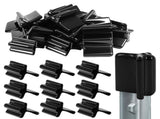 50 Pcs Safe T Post Caps, T Post Caps Safety, Vinyl T Post Topper Safety T Post Caps, Black V1366-AZ2-W-14337