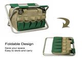 Removable Garden Tool Bench Folding Garden Stool Multifunction Gardening Tool Organizer Stool V1294-YM0715-211101GS01
