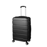 Slimbridge 24" Inch Expandable Luggage Black 24 inch LG1011-24-BK_NZ