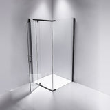 Shower Screen 900x700x1900mm Framed Safety Glass Pivot Door By Della Francesca V63-829151