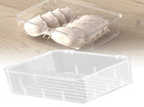 Clear Sock Storage Box Plastic Transparent Partition Design Underwear Drawer Organizer for Storing V1294-YM0901-3117230233211