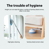 Electric Spin Scrubber Rechargeable Portable Electric Spin Mop Cleaner with Replaceable Brush Heads V1294-YM0901-H48254