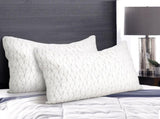 Giselle Bedding Memory Foam Pillow King Size Twin Pack PILLOW-MEFO-RAYON-K