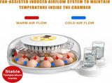 CARLA HOME 18 Egg Incubator withmatic Turning, LED Display, Humidity & Temperature Control, V178-36353