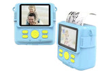 Instant Print Camera for Kids Zero Ink Print Photo Camera with 32G TF Card-Blue V1263-JX-7689-1