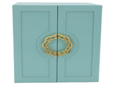 Jewelry Storage Box Leather Double Door Green European Style Storage Case for Necklace Earring Watch V1294-YM0715-3117220125011