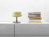 Glass Macaron Table Lamp Kids Bedside Lamp USB Three Color Dimmable Table Lamps for Bedroom Beige V1294-YM0901-3119240087912
