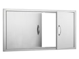 BBQ Access Door, 915x610 mm Double Outdoor Kitchen Door, Stainless Steel Flush Mount Door, Wall V952-SMMBSCJMYS36WMLACV0